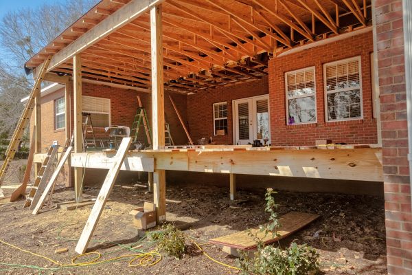 Porch Columns Installation in Parker